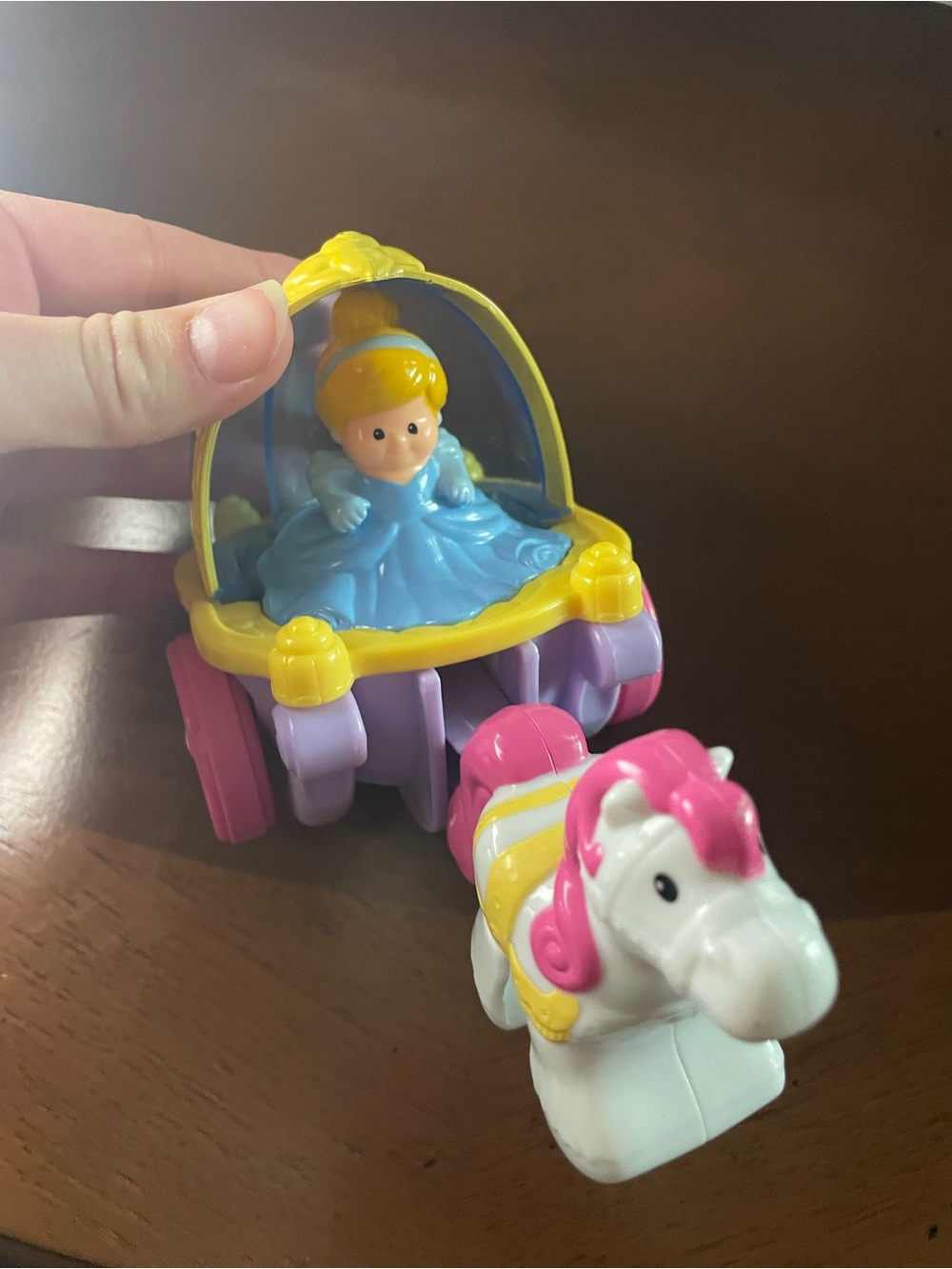 Little People Disney Klip Klop carriage with Cinderella